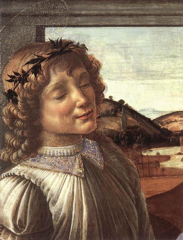 BOTTICELLI, Sandro Madonna and Child with an Angel (detail)  fghfgh France oil painting art